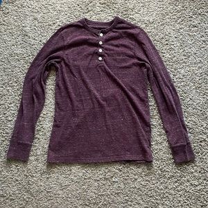 Merona henley shirt small